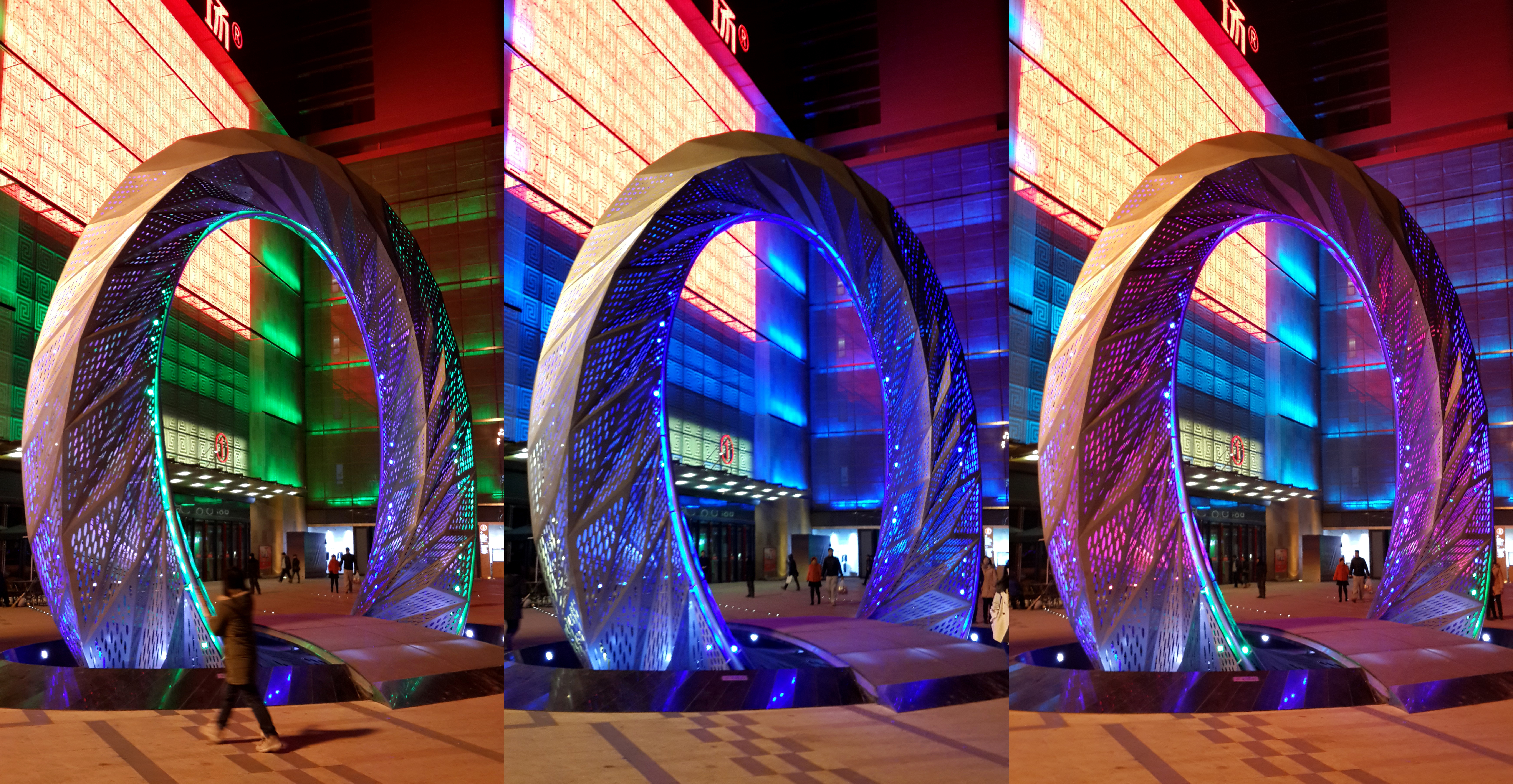 Rings of Water - Landscape Sculpture for Shenyang Olympic Sports Wanda Plaza